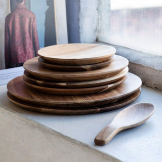 Serax Dunes wooden plate diam. 33 cm. - Buy now on ShopDecor - Discover the best products by SERAX design