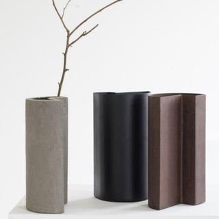 Serax FCK vase h. 29 cm. black - Buy now on ShopDecor - Discover the best products by SERAX design