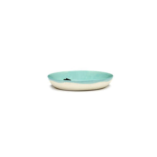 Serax Feast dinner plate diam. 11.5 cm. azure - broccoli green - Buy now on ShopDecor - Discover the best products by SERAX design
