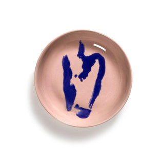 Serax Feast dinner plate diam. 11.5 cm. delicious pink - pepper blue - Buy now on ShopDecor - Discover the best products by SERAX design