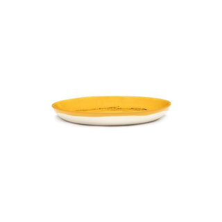 Serax Feast dinner plate diam. 16 cm. yellow swirl - dots black - Buy now on ShopDecor - Discover the best products by SERAX design