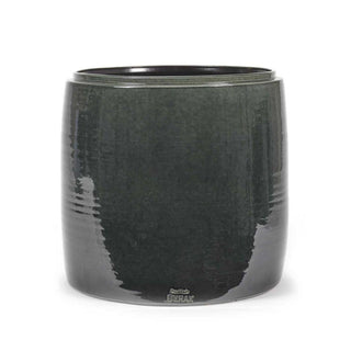 Serax Glazed Shades large round flower pot dark grey - Buy now on ShopDecor - Discover the best products by SERAX design