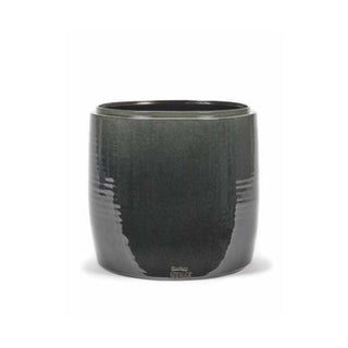 Serax Glazed Shades medium round flower pot dark grey - Buy now on ShopDecor - Discover the best products by SERAX design