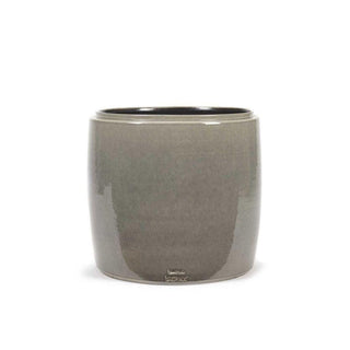 Serax Glazed Shades medium round flower pot grey - Buy now on ShopDecor - Discover the best products by SERAX design