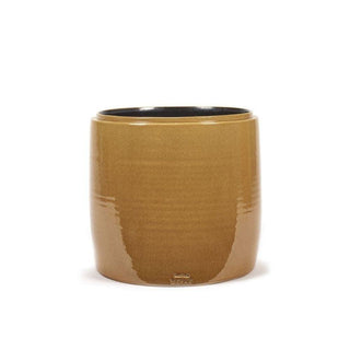 Serax Glazed Shades medium round flower pot honey - Buy now on ShopDecor - Discover the best products by SERAX design