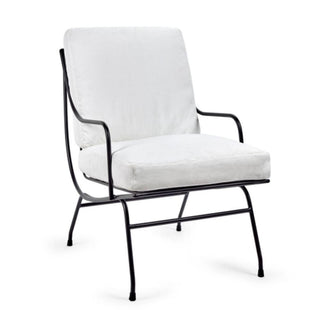 Serax Metal Sculptures Stresa lounge chair with cushion included - Buy now on ShopDecor - Discover the best products by SERAX design
