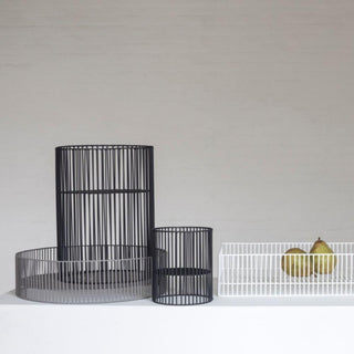 Serax Metal Sculptures Turn low basket grey - Buy now on ShopDecor - Discover the best products by SERAX design