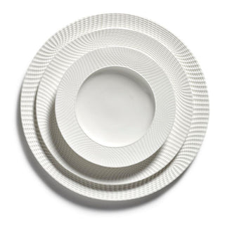 Serax Nido deep plate M white diam. 24 cm. - Buy now on ShopDecor - Discover the best products by SERAX design