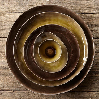 Serax Pure serving plate round green diam. 32 cm. - Buy now on ShopDecor - Discover the best products by SERAX design