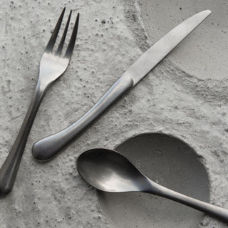 Serax Sastrugi set 24 cutlery steel stone wash - Buy now on ShopDecor - Discover the best products by SERAX design