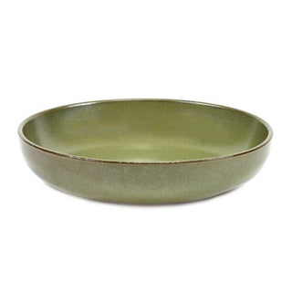 Serax Surface deep plate camo green diam. 19 cm. - Buy now on ShopDecor - Discover the best products by SERAX design