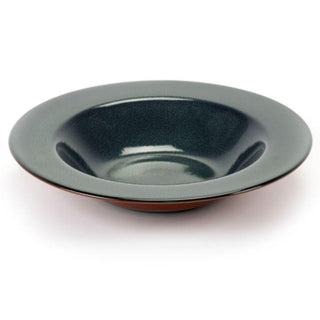Serax Terres De Rêves degustation plate diam. 27.3 cm. dark blue/rust - Buy now on ShopDecor - Discover the best products by SERAX design