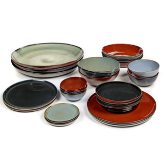 Serax Terres De Rêves dinner plate diam. 22 cm. rust - Buy now on ShopDecor - Discover the best products by SERAX design