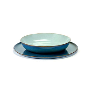 Serax Terres De Rêves dinner plate diam. 26 cm. smokey blue - Buy now on ShopDecor - Discover the best products by SERAX design