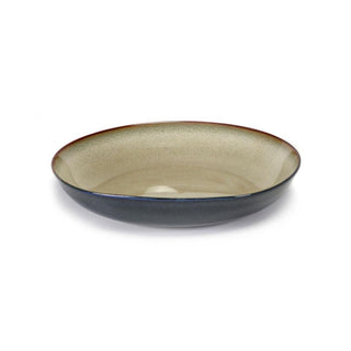 Serax Terres De Rêves pasta plate diam. 23.5 cm. misty grey/dark blue - Buy now on ShopDecor - Discover the best products by SERAX design