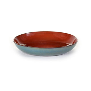 Serax Terres De Rêves pasta plate diam. 23.5 cm. rust/smokey blue - Buy now on ShopDecor - Discover the best products by SERAX design