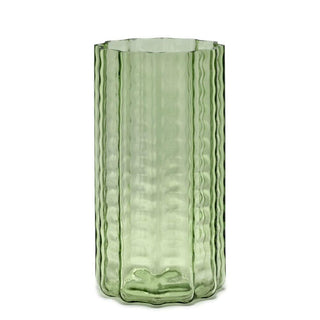 Serax Wave vase 02 green h. 11 inch - Buy now on ShopDecor - Discover the best products by SERAX design