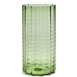 Serax Wave vase 03 green h. 13 3/4 inch - Buy now on ShopDecor - Discover the best products by SERAX design