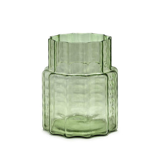 Serax Wave vase 04 green h. 8 1/4 inch - Buy now on ShopDecor - Discover the best products by SERAX design