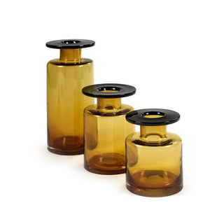 Serax Wind & Fire medium vase black and amber - Buy now on ShopDecor - Discover the best products by SERAX design
