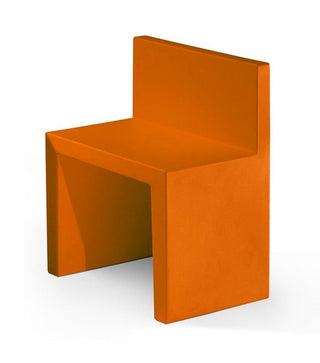 Slide Angolo Retto Chair Polyethylene by Slide Studio Slide Pumpkin orange FC - Buy now on ShopDecor - Discover the best products by SLIDE design