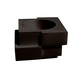 Slide Cubic Yo Vase Polyethylene by Giulio Cappellini Slide Chocolate FE - Buy now on ShopDecor - Discover the best products by SLIDE design