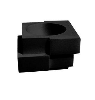 Slide Cubic Yo Vase Polyethylene by Giulio Cappellini Slide Jet Black FH - Buy now on ShopDecor - Discover the best products by SLIDE design