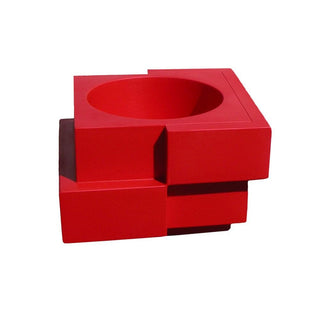 Slide Cubic Yo Vase Polyethylene by Giulio Cappellini Flame red - Buy now on ShopDecor - Discover the best products by SLIDE design