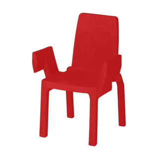 Slide Doublix Chair Polyethylene by Stirum Design Flame red - Buy now on ShopDecor - Discover the best products by SLIDE design