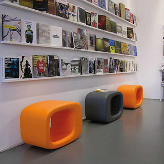 Slide Lazy Bones Stool Polyethylene by Barnaby Gunning - Buy now on ShopDecor - Discover the best products by SLIDE design