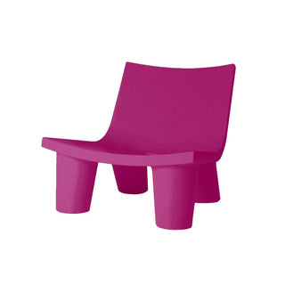 Slide Low Lita Armchair Polyethylene by Paola Navone Slide Sweet fuchsia FU - Buy now on ShopDecor - Discover the best products by SLIDE design