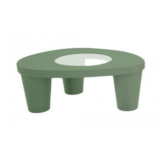 Slide Low Lita Table Small Polyethylene by Paola Navone Slide Mauve green FV - Buy now on ShopDecor - Discover the best products by SLIDE design