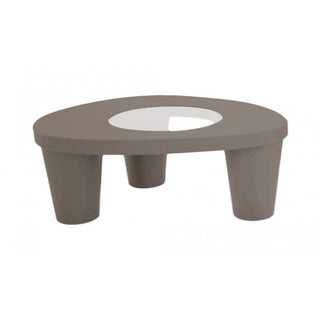 Slide Low Lita Table Small Polyethylene by Paola Navone Slide Argil grey FJ - Buy now on ShopDecor - Discover the best products by SLIDE design