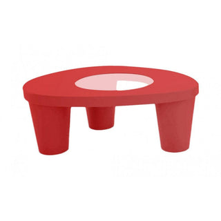 Slide Low Lita Table Small Polyethylene by Paola Navone Flame red - Buy now on ShopDecor - Discover the best products by SLIDE design