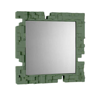 Slide Pixel Mirror Polyethylene by Studio Tonino - Ettore Giordano Slide Mauve green FV - Buy now on ShopDecor - Discover the best products by SLIDE design