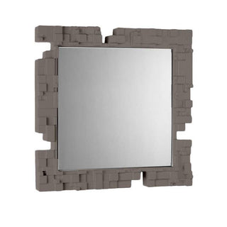 Slide Pixel Mirror Polyethylene by Studio Tonino - Ettore Giordano Dove grey - Buy now on ShopDecor - Discover the best products by SLIDE design