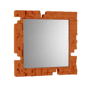 Slide Pixel Mirror Polyethylene by Studio Tonino - Ettore Giordano Slide Pumpkin orange FC - Buy now on ShopDecor - Discover the best products by SLIDE design