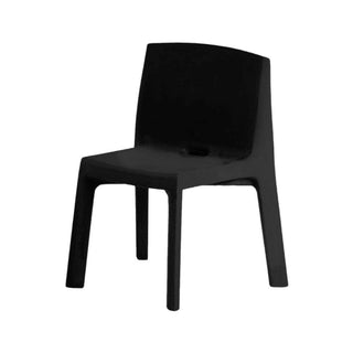 Slide Q4 Chair Polyethylene by Jorge Nàjera Slide Jet Black FH - Buy now on ShopDecor - Discover the best products by SLIDE design