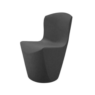 Slide Zoe Chair Polyethylene by Guglielmo Berchicci Slide Elephant grey FG - Buy now on ShopDecor - Discover the best products by SLIDE design