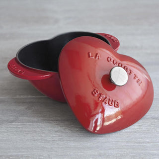 Staub Heart Cocotte diam.20 cm Cherry - Buy now on ShopDecor - Discover the best products by STAUB design