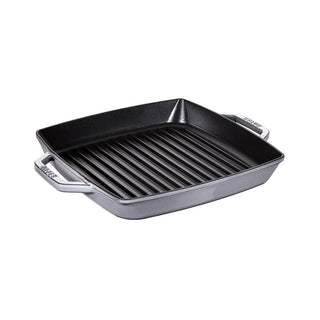 Staub Large Double Handle Grill Square large pan 33 cm - Buy now on ShopDecor - Discover the best products by STAUB design