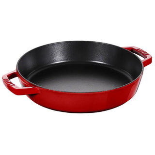 Staub Large Round Skillet cast iron diam.34 cm Staub Cherry red - Buy now on ShopDecor - Discover the best products by STAUB design