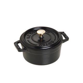 Staub Mini Cocotte Round cast iron pot diam.10 cm Black - Buy now on ShopDecor - Discover the best products by STAUB design