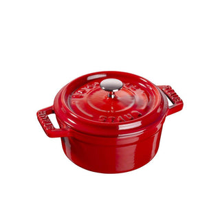 Staub Mini Cocotte Round cast iron pot diam.10 cm Staub Cherry red - Buy now on ShopDecor - Discover the best products by STAUB design