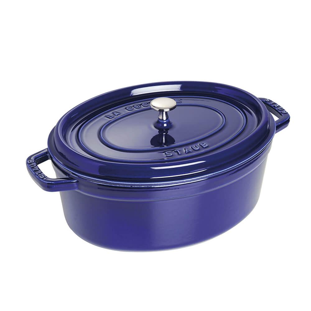 künstlicher staub Staub Ovaler Schmortopf aus Gusseisen 31 cm