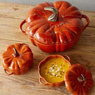 Staub Pumpkin Cocotte diam.24 cm Cinnamon - Buy now on ShopDecor - Discover the best products by STAUB design