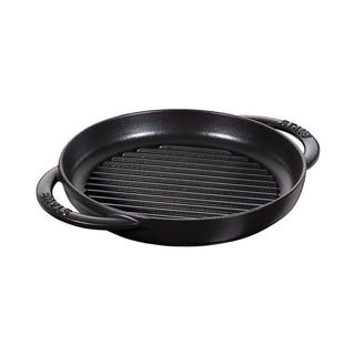 Staub Pure Grill Round large pan cast iron diam.30 cm Black - Buy now on ShopDecor - Discover the best products by STAUB design