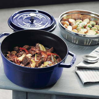 Staub Round Cocotte with Steamer Insert diam.26 cm - Buy now on ShopDecor - Discover the best products by STAUB design