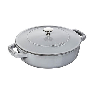 Staub Skillet with Chistera Drop-Structure diam.28 cm Staub Graphite grey - Buy now on ShopDecor - Discover the best products by STAUB design