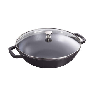 Staub Small Wok with glass lid diam.30 cm - Buy now on ShopDecor - Discover the best products by STAUB design